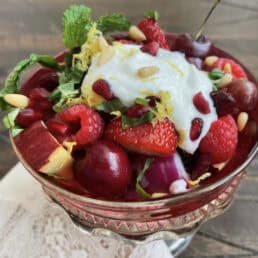 Holiday Red Fruit Salad